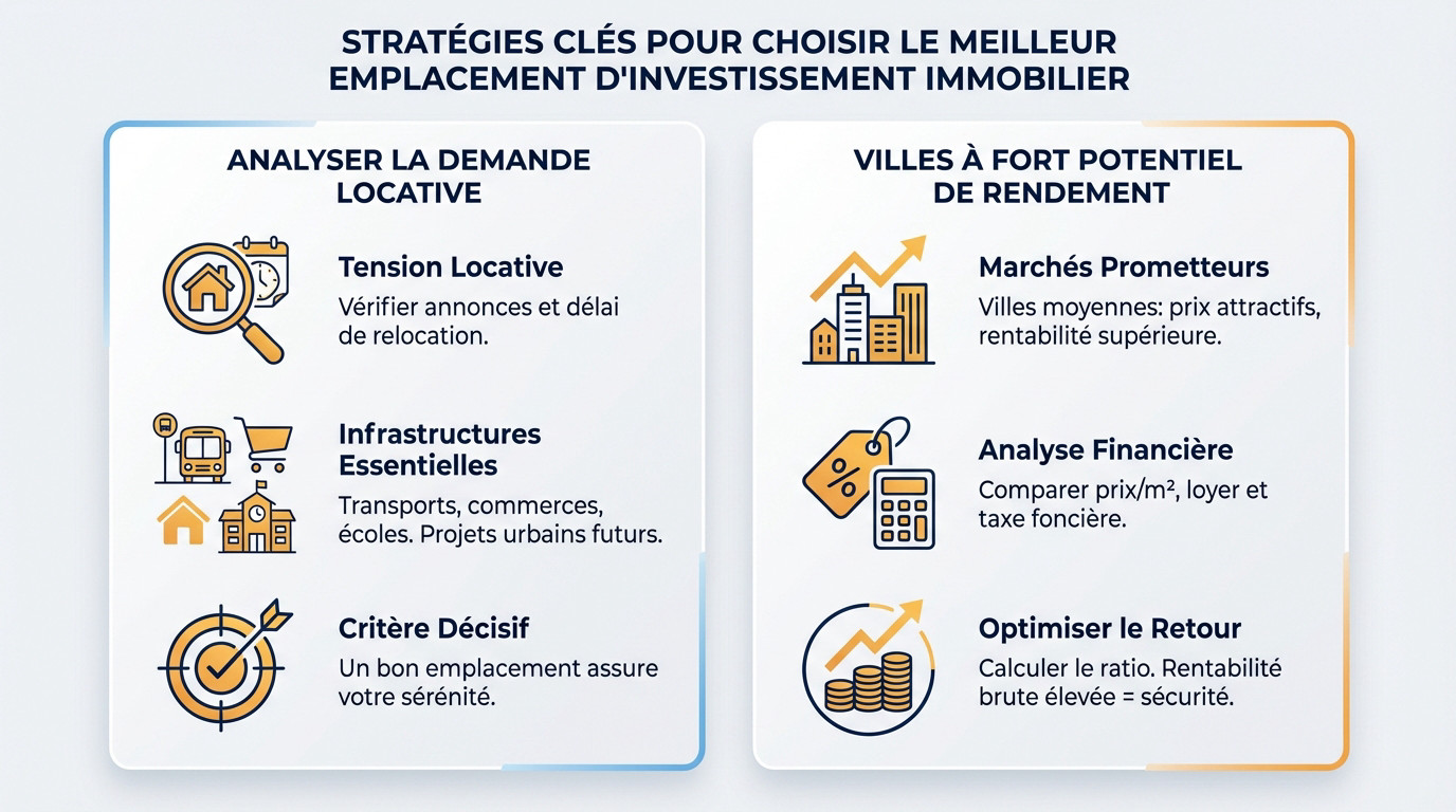 Stratégies pour choisir le meilleur emplacement immobilier